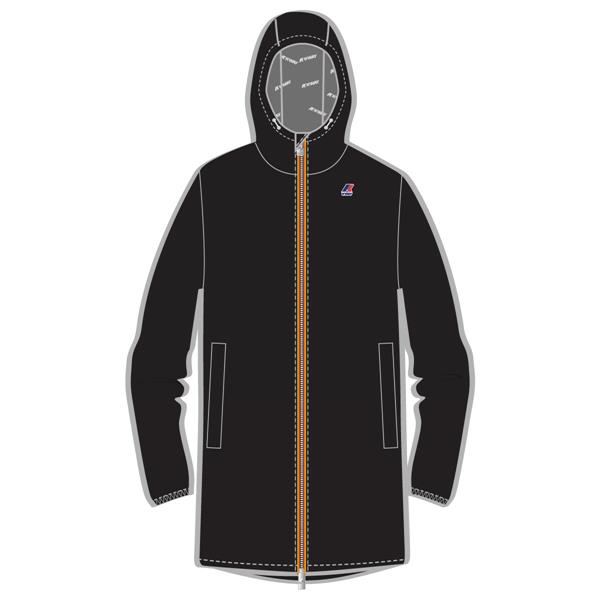 THOMAS STRETCH DOT - Jackets - 3/4 LENGTH - MAN - BLACK PURE