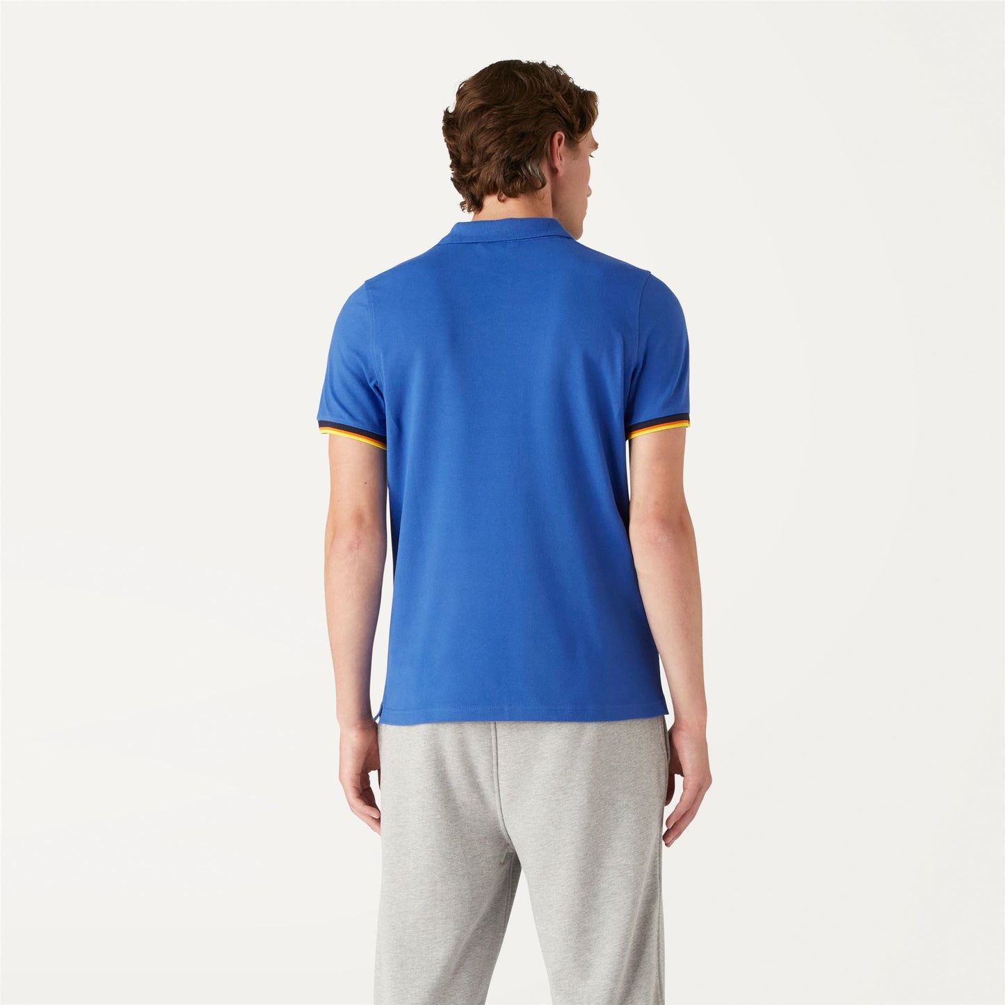 VINCENT CONTRAST STRETCH - Polo Shirts - Polo - MAN - BLUE ROYAL