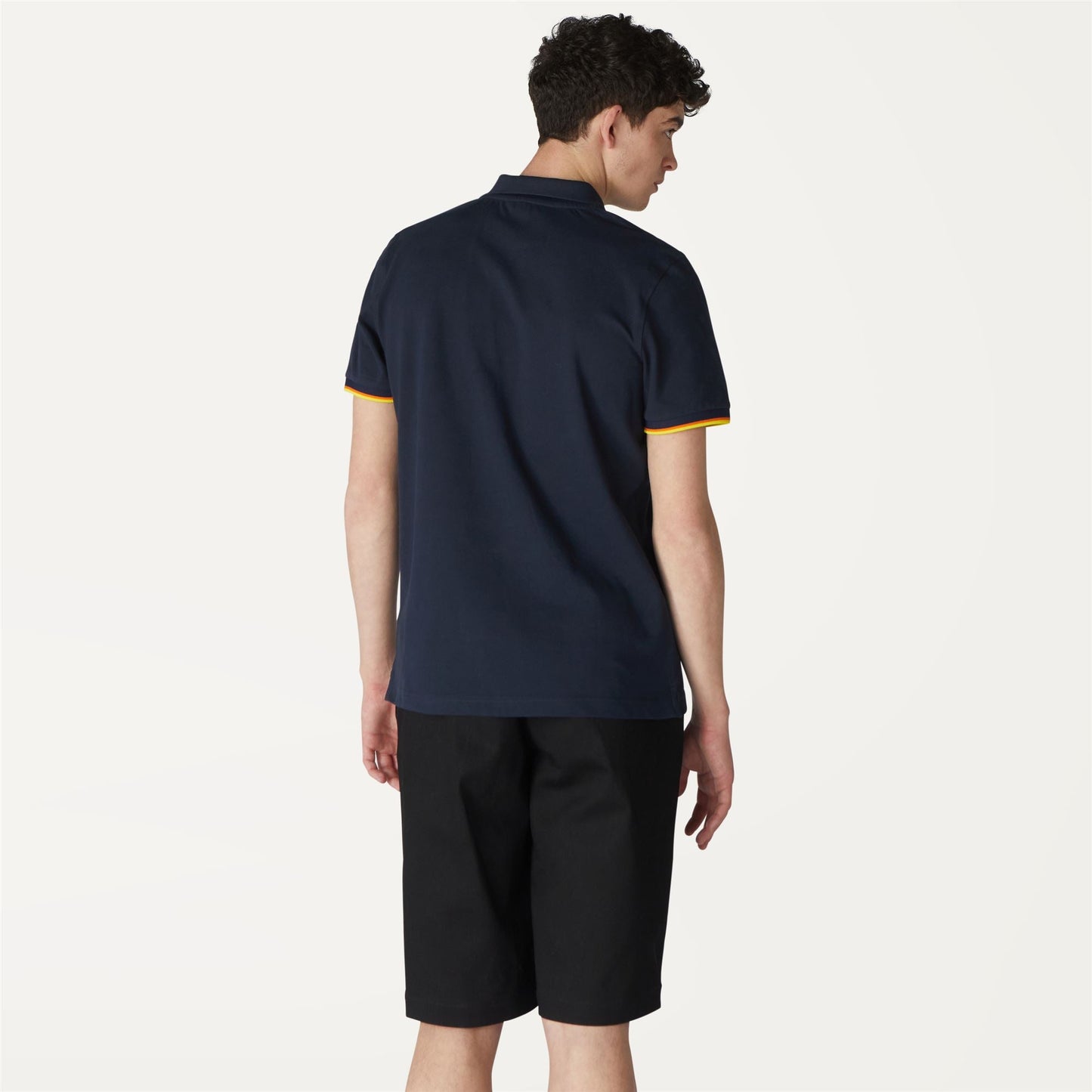 VINCENT CONTRAST STRETCH - Polo Shirts - Polo - MAN - BLUE DEPTH