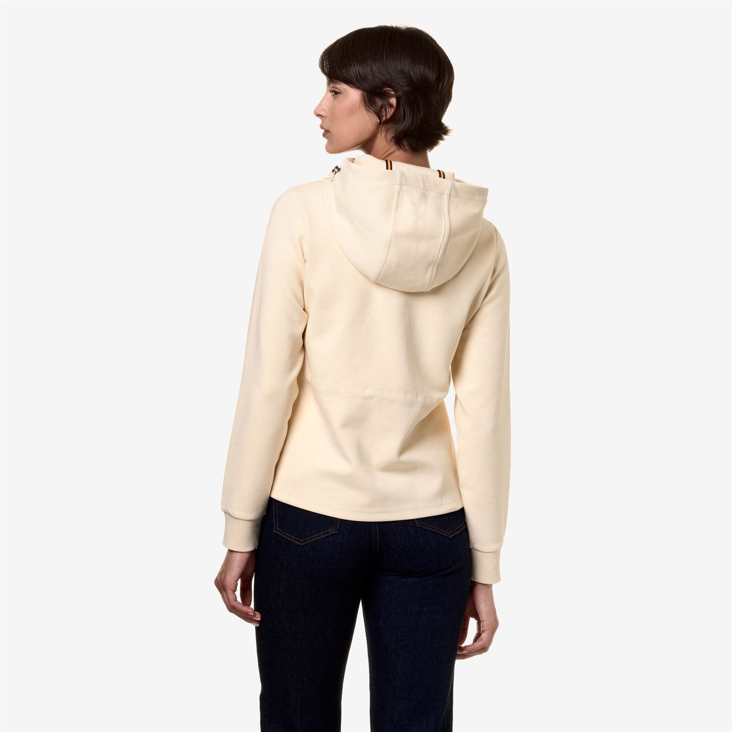 LOGAN INTERLOCK - Fleece - Jumper - WOMAN - BEIGE SHORTBREAD