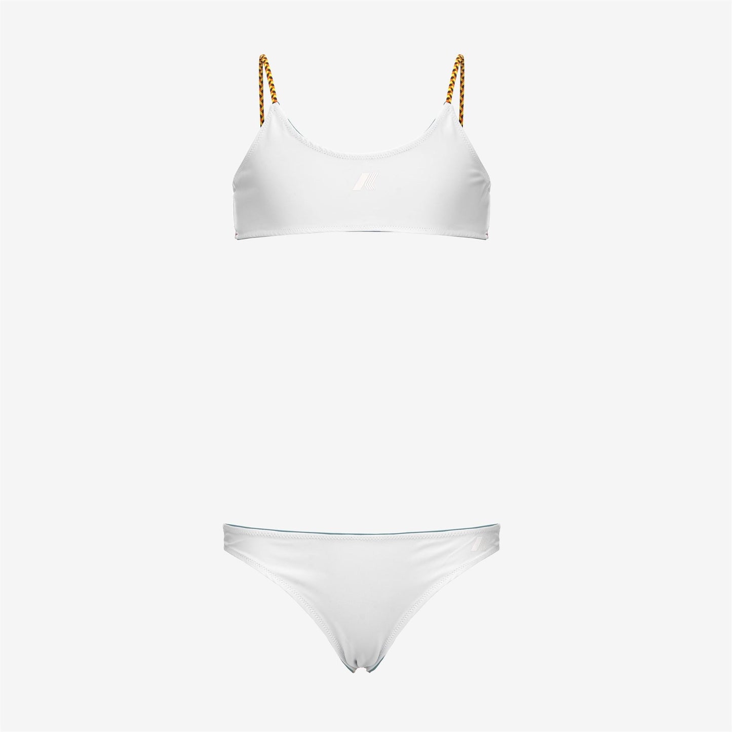 P. SCARLETT REVERSIBLE BEACH - Bathing Suits - Bikini - GIRL - GREEN IRON-WHITE