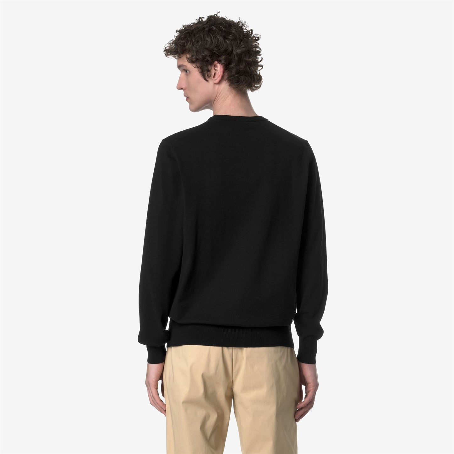 SEBASTIEN COTTON PS - Knitwear - Pull Over - MAN - BLACK PURE