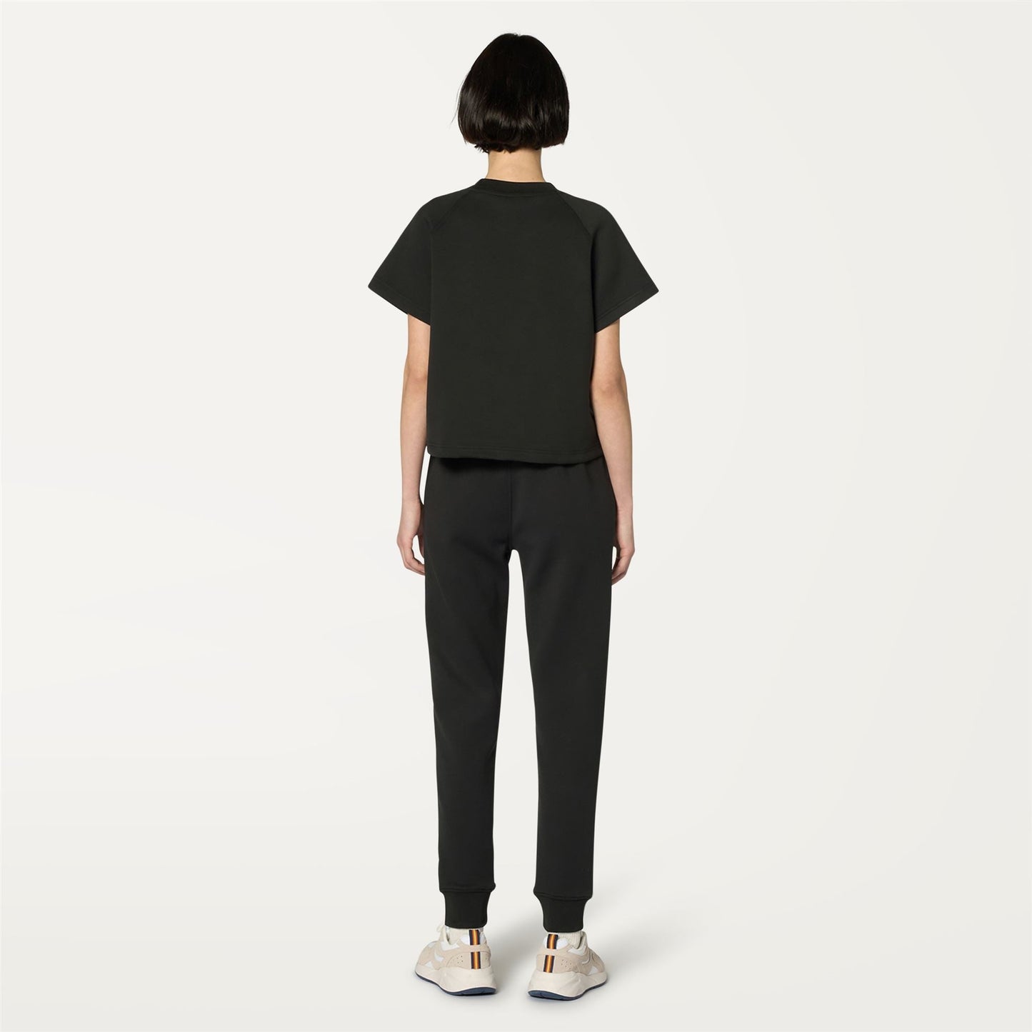 GINEVRA LIGHT SPACER - Pants - Sport Trousers - WOMAN - BLACK PURE