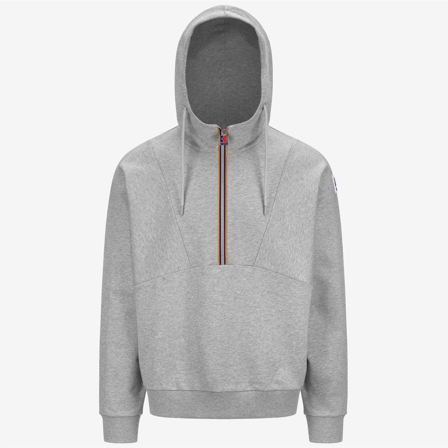 7002 HOODIE - Fleece - Jumper - UNISEX - GREY MEL