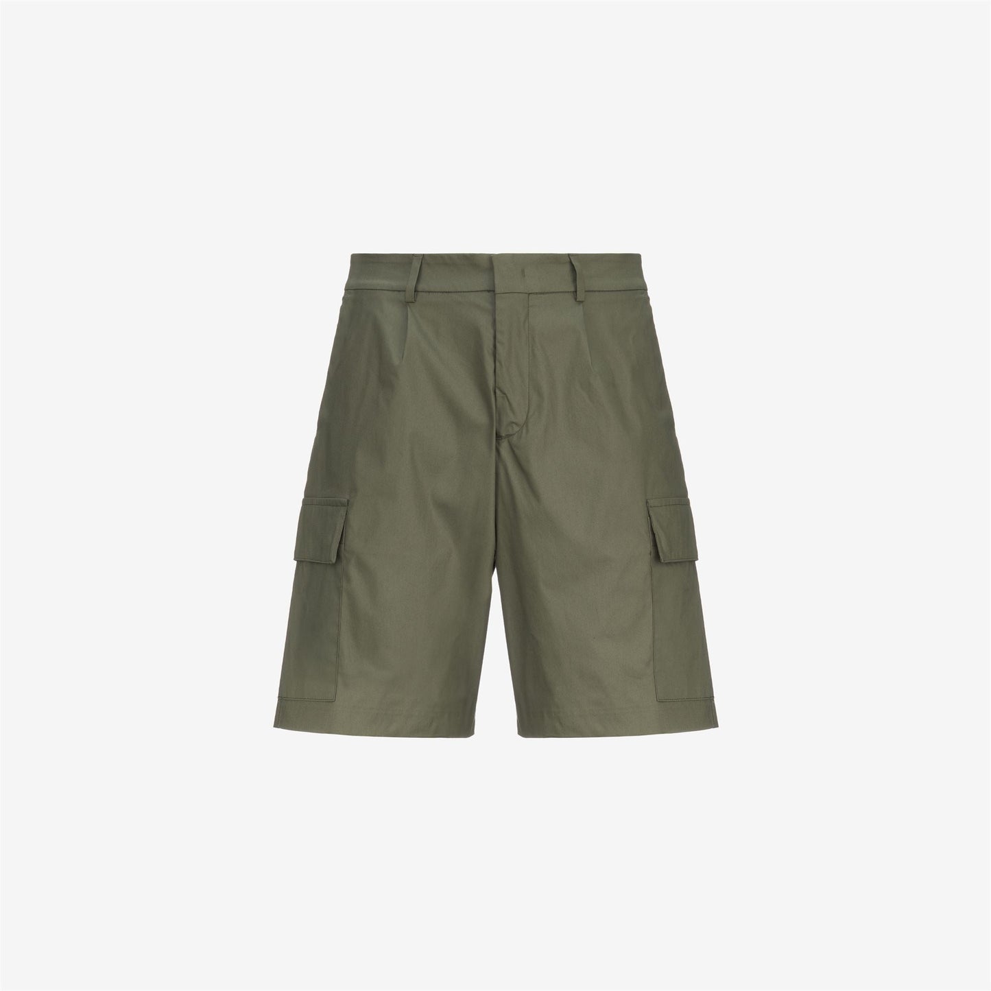 SERJE TWILL TECH - Shorts - Cargo - MAN - GREEN LICHEN
