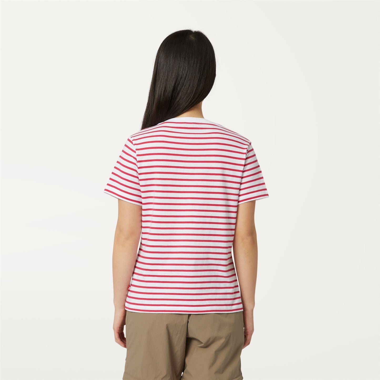 AMALIA STRIPES - T-ShirtsTop - T-Shirt - WOMAN - WHITE-RED BERRY