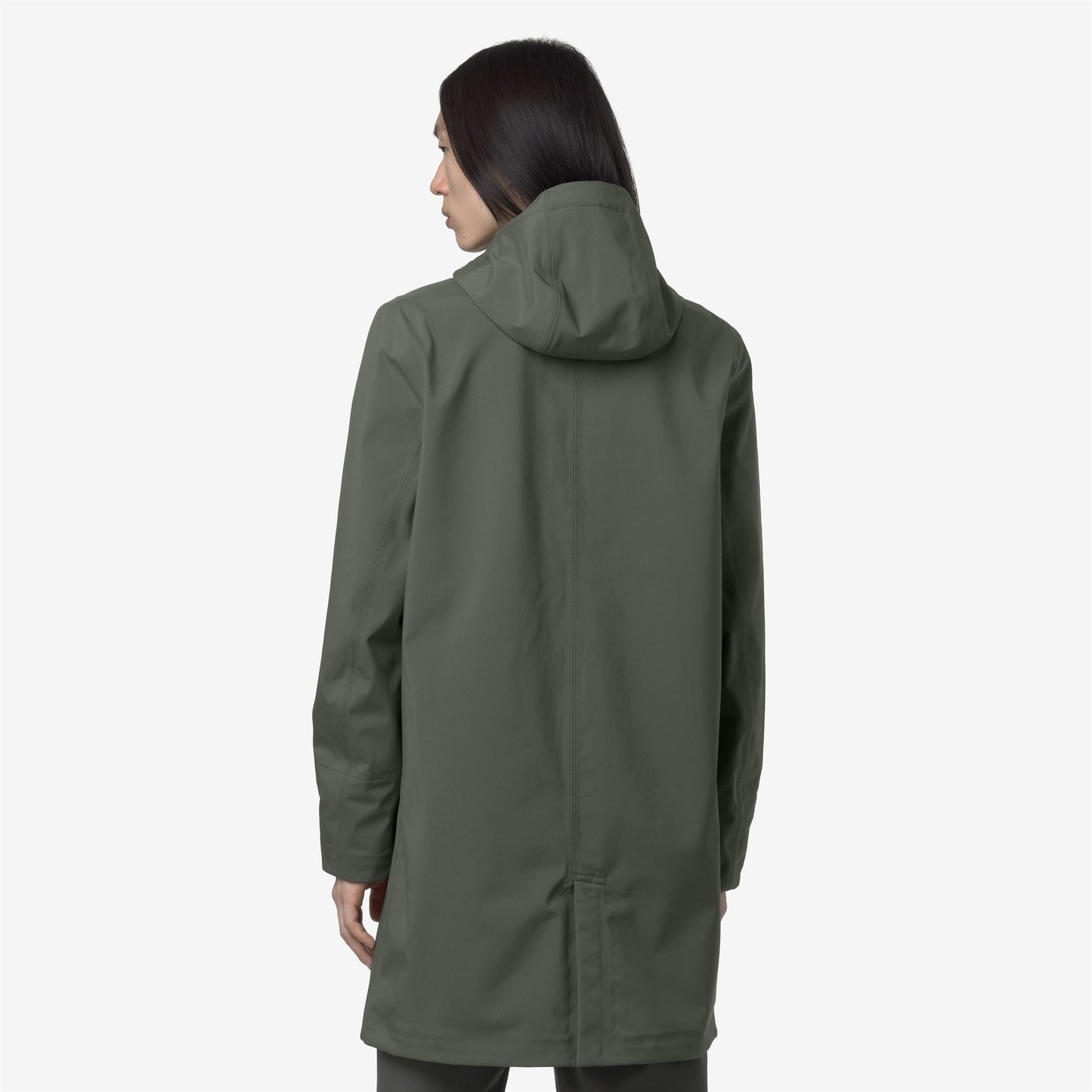 THOMAS BONDED - Jackets - Long - MAN - GREEN BLACKISH-Blue Depth
