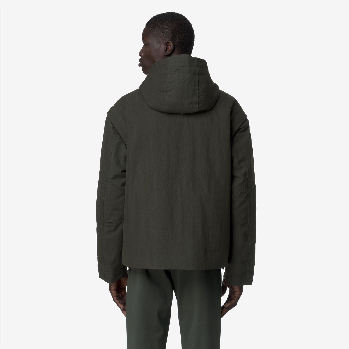 GUILLERMO COTTON FEEL - Jackets - Short - MAN - Green Blackish Combo