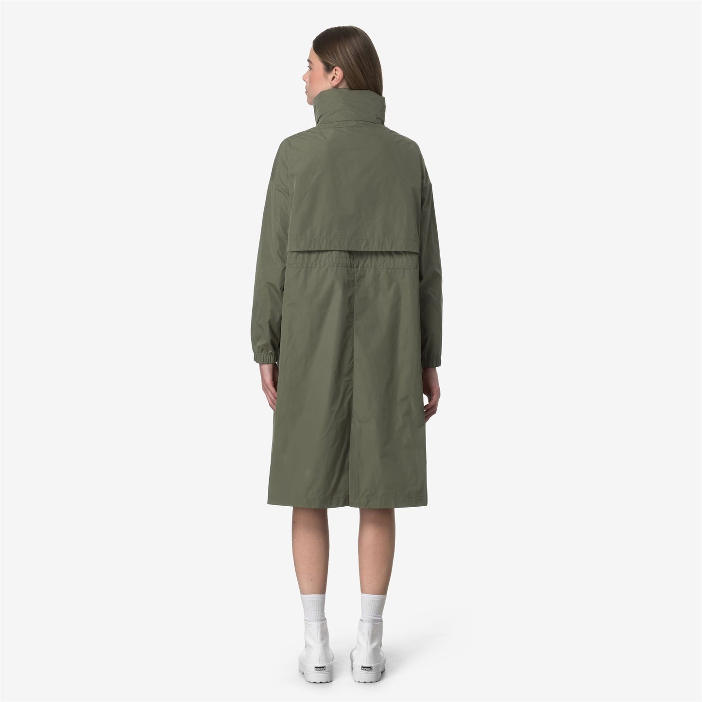 AUBE MEMORY TOUCH - Jackets - Long - WOMAN - GREEN LICHEN
