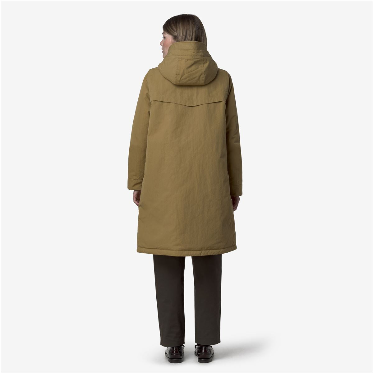 BRUNIL COTTON FEEL - Jackets - Long - WOMAN - Beige Seed-Beige FUR