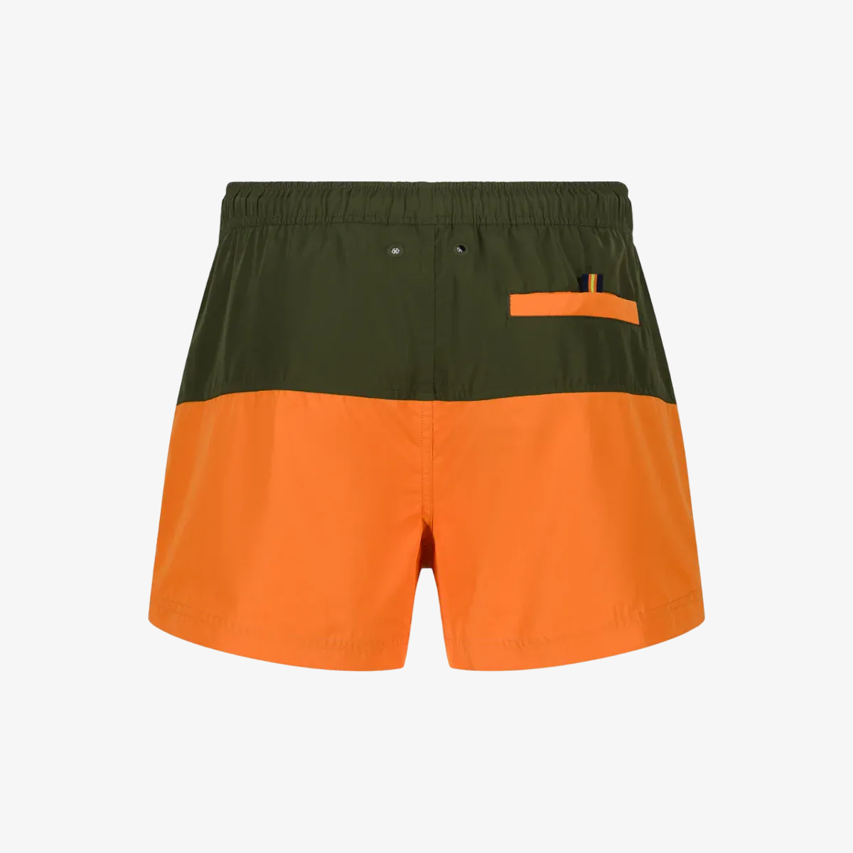 LESLIE - Bathing Suits - Swimming Trunk - MAN - GREEN C-ORANGE M