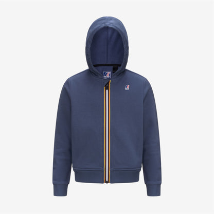 P. LE VRAI ARNEL POLY COTTON - Fleece - Jacket - KID UNISEX - BLUE INDIGO