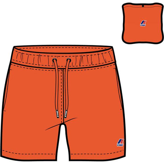 P. LE VRAI OLIVIER FLUO - Bathing Suits - Swimming Trunk - BOY - ORANGE LT