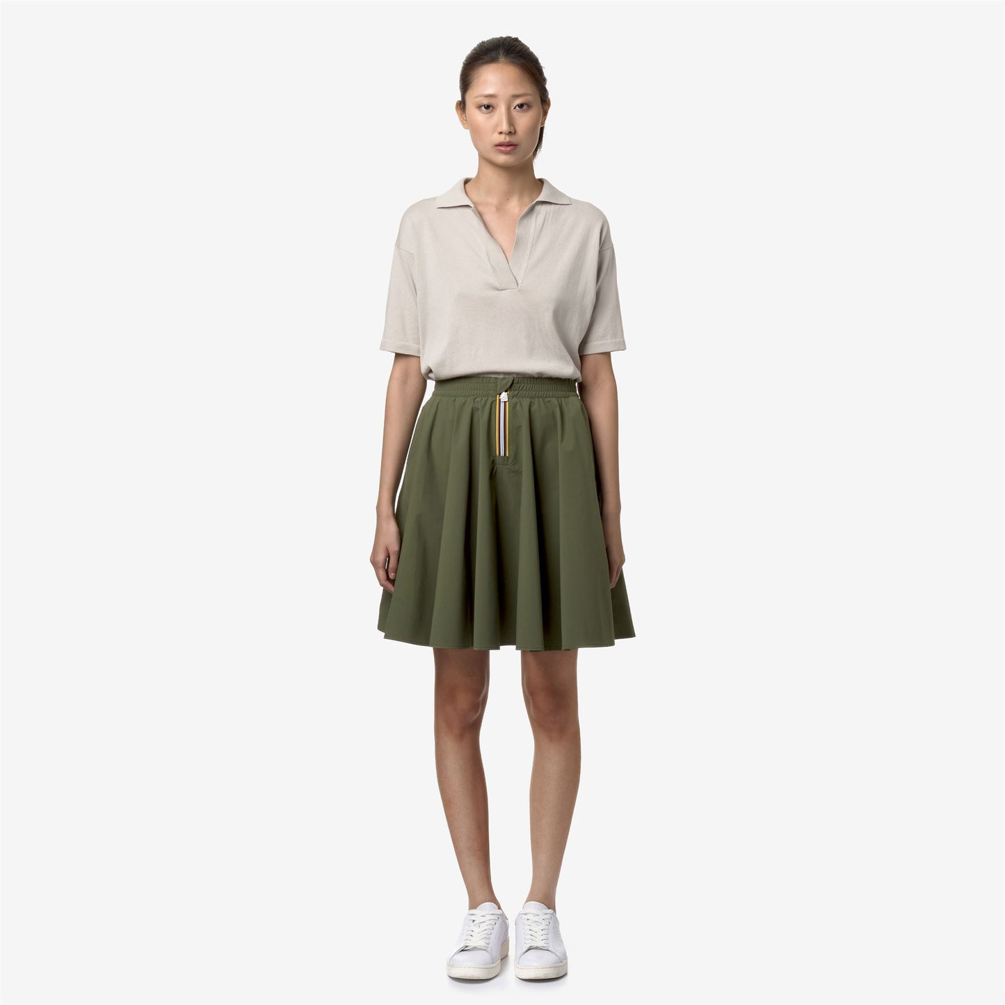 ASTRA SKIRT - Skirts - Longuette - WOMAN - GREEN CYPRESS