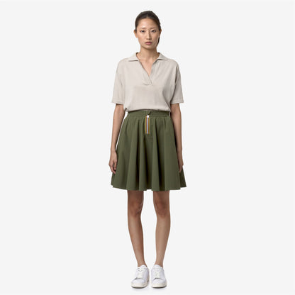 ASTRA SKIRT - Skirts - Longuette - WOMAN - GREEN CYPRESS