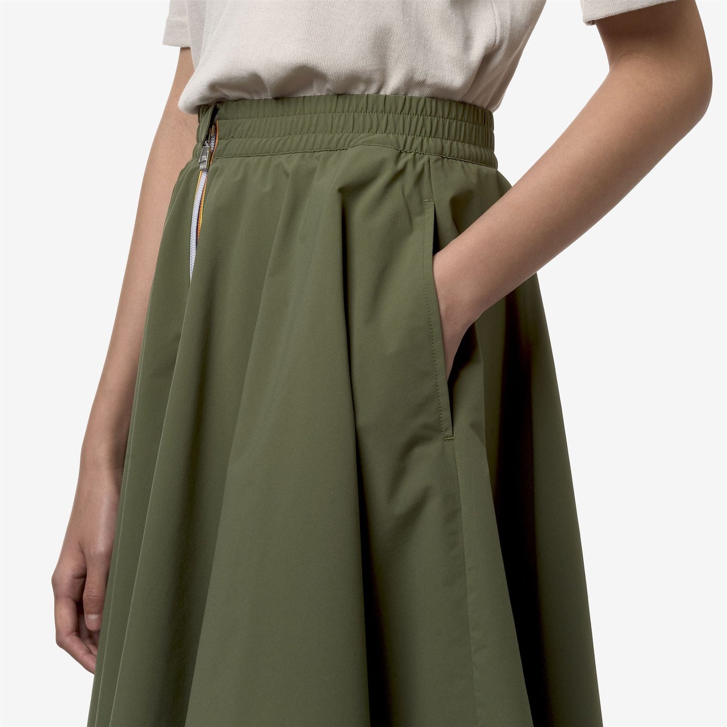 ASTRA SKIRT - Skirts - Longuette - WOMAN - GREEN CYPRESS