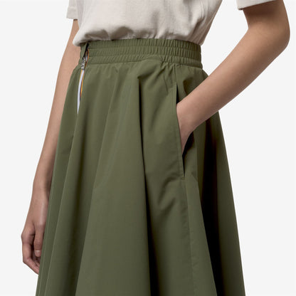 ASTRA SKIRT - Skirts - Longuette - WOMAN - GREEN CYPRESS