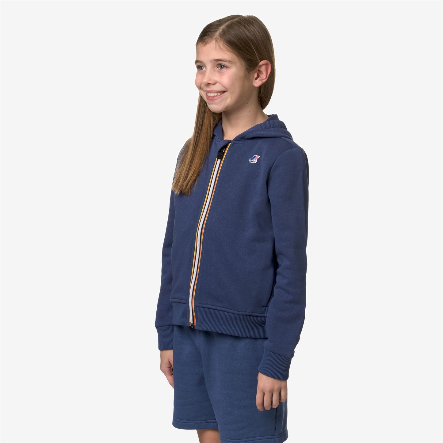 P. LE VRAI ARNEL POLY COTTON - Fleece - Jacket - KID UNISEX - BLUE INDIGO