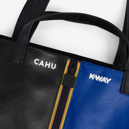 PRATIQUE LARGE - Bags - TOTE BAG - UNISEX - Black-Blue Princess