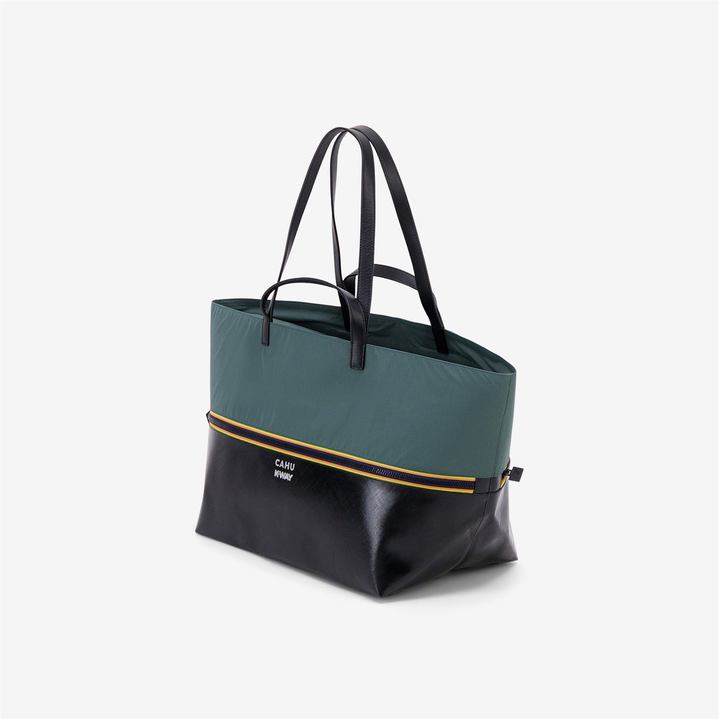 PRATIQUE MEDIUM - Bags - TOTE BAG - UNISEX - Black-Green Greysh