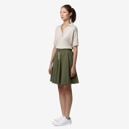 ASTRA SKIRT - Skirts - Longuette - WOMAN - GREEN CYPRESS