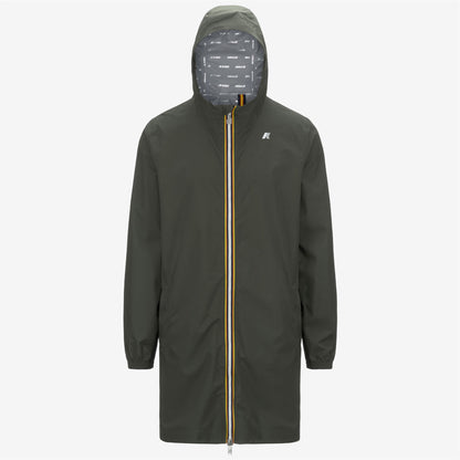 THOMAS STRETCH DOT - Jackets - 3/4 LENGTH - MAN - GREEN BLACKISH