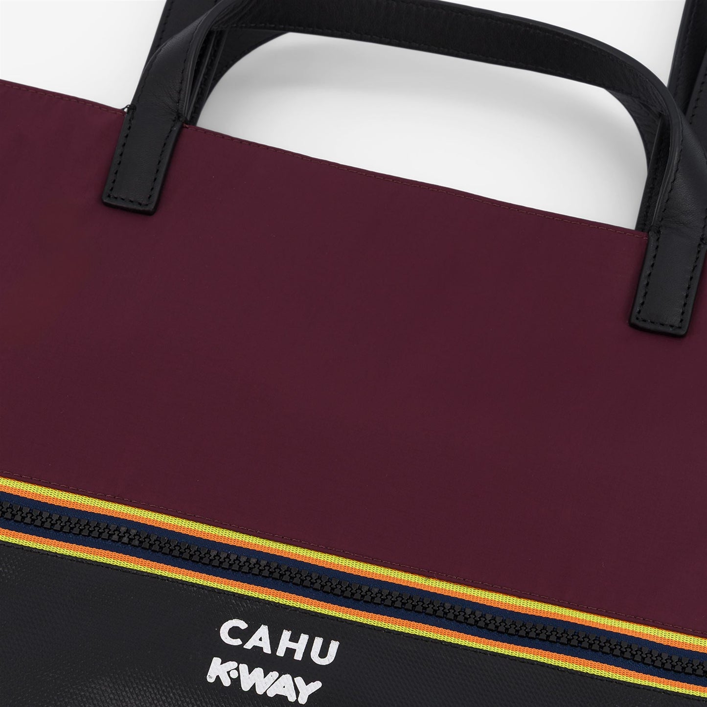 PRATIQUE MEDIUM - Bags - TOTE BAG - UNISEX - Black-Red Dk Amaranto