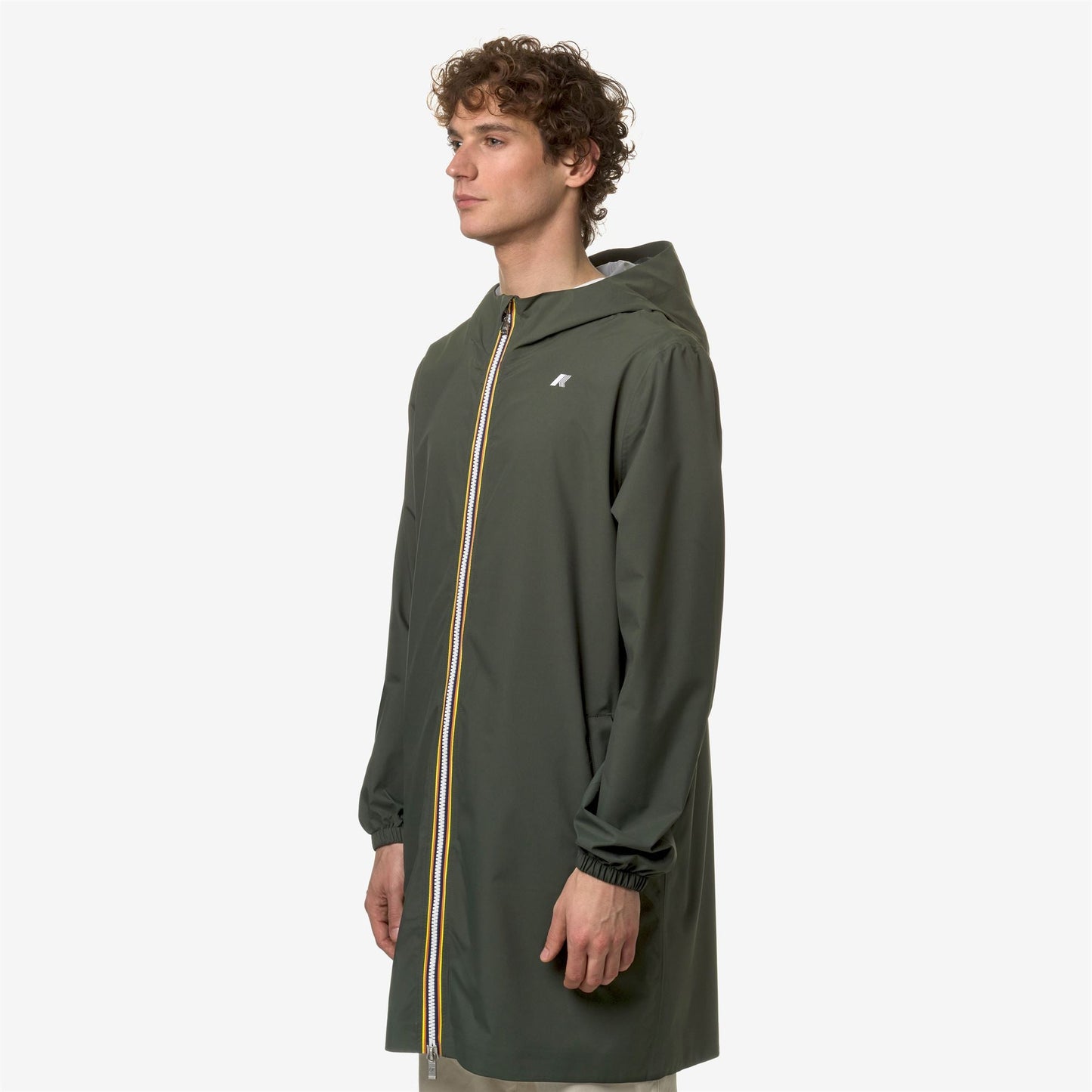 THOMAS STRETCH DOT - Jackets - 3/4 LENGTH - MAN - GREEN BLACKISH