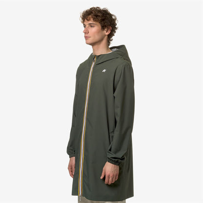 THOMAS STRETCH DOT - Jackets - 3/4 LENGTH - MAN - GREEN BLACKISH