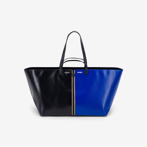 PRATIQUE LARGE - Bags - TOTE BAG - UNISEX - Black-Blue Princess