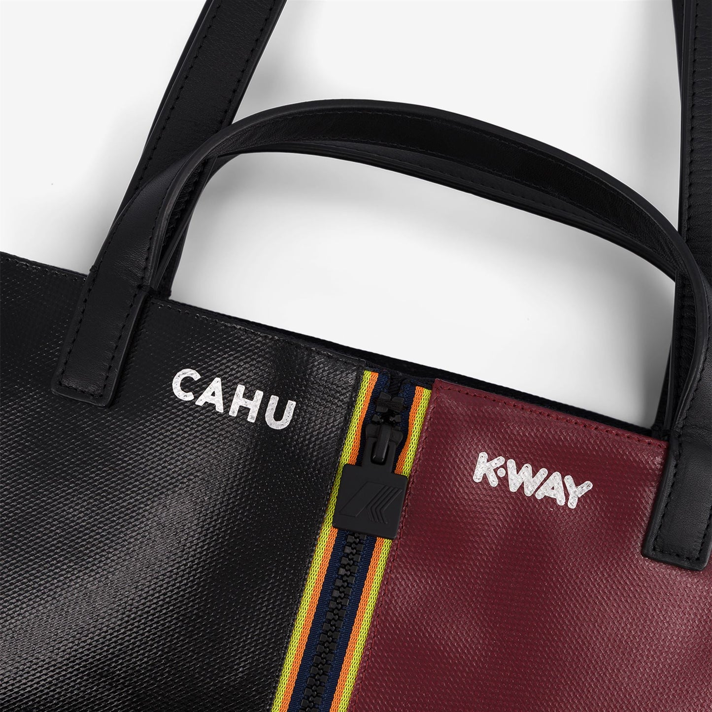 PRATIQUE LARGE - Bags - TOTE BAG - UNISEX - Black-Red Dk Amaranto