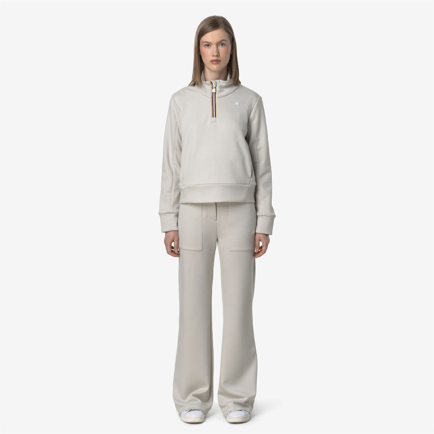 JANINNE LIGHT SPACER - Pants - Sport Trousers - WOMAN - BEIGE LT