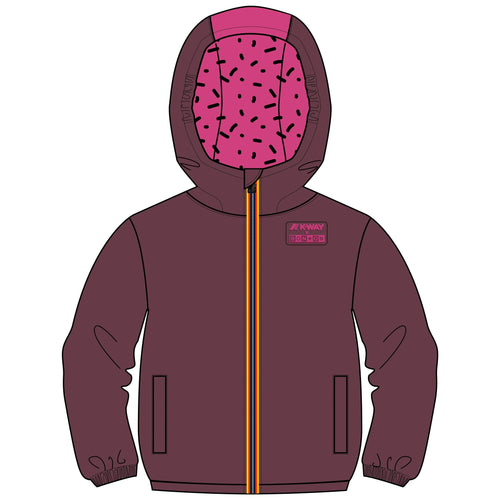 LE VRAI 3.0 CLAUDE ORSETTO BONTON - Jackets - Mid - UNISEX - RED DK AMARANTO-FUCHSIA MAGENTA