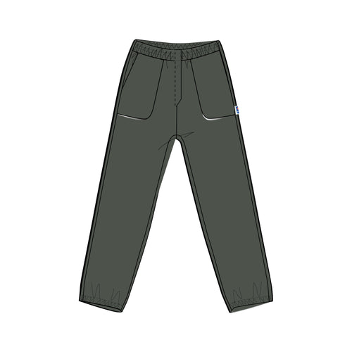 7002 PANTS - Pants - Sport Trousers - UNISEX - GREEN BLACKISH