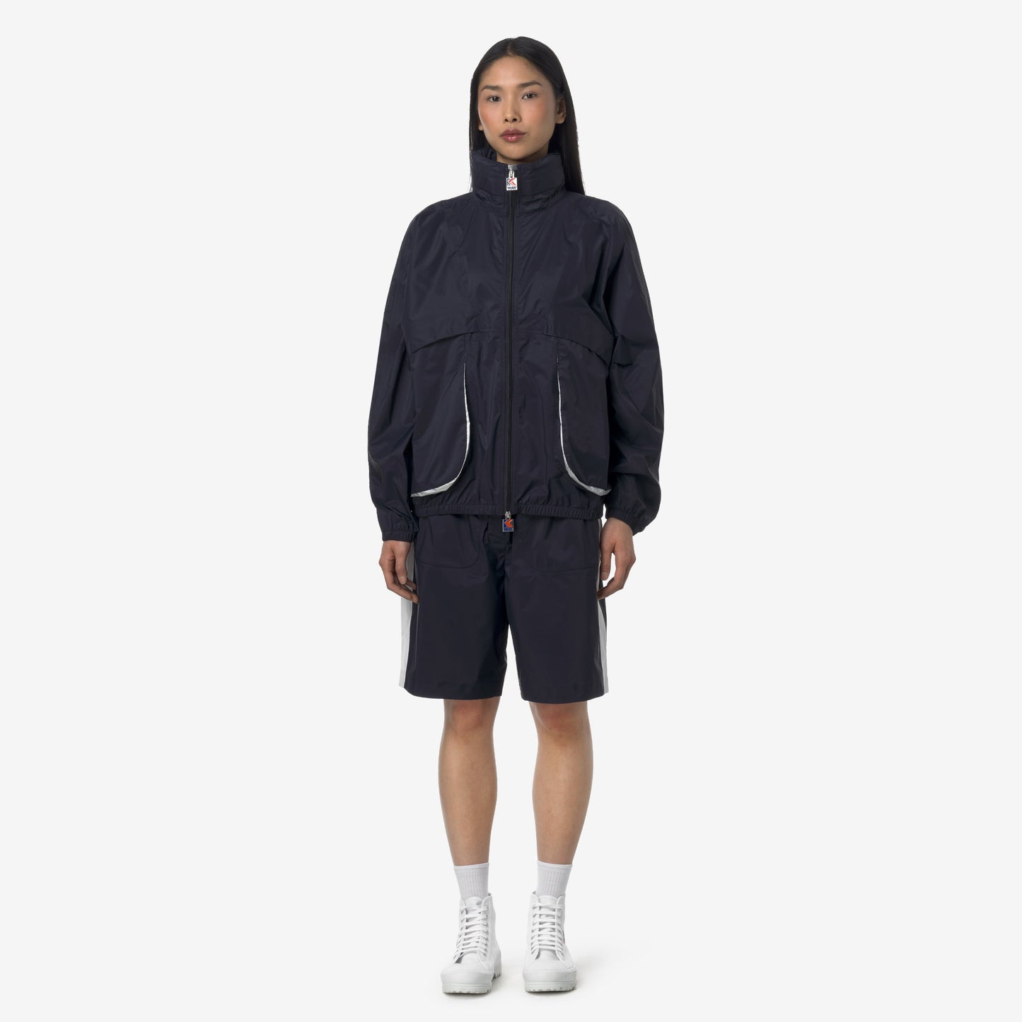 7002 BERMUDA - Shorts - Sport  Shorts - UNISEX - BLUE WHITE