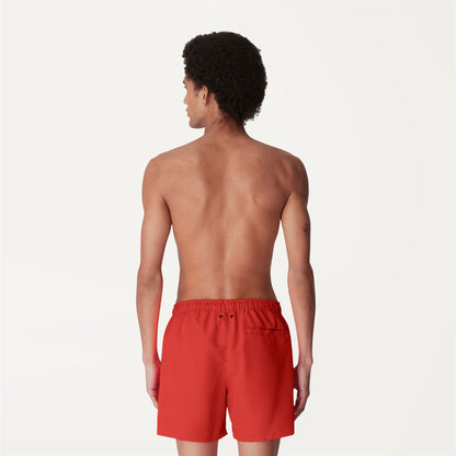 LE VRAI Olivier - Bathing Suits - Swimming Trunk - MAN - RED PAPAVERO