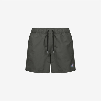 LE VRAI Olivier - Bathing Suits - Swimming Trunk - MAN - GREEN BLACKISH