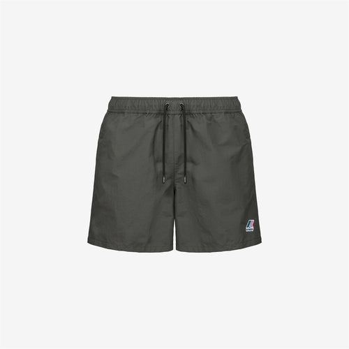 LE VRAI Olivier - Bathing Suits - Swimming Trunk - MAN - GREEN BLACKISH