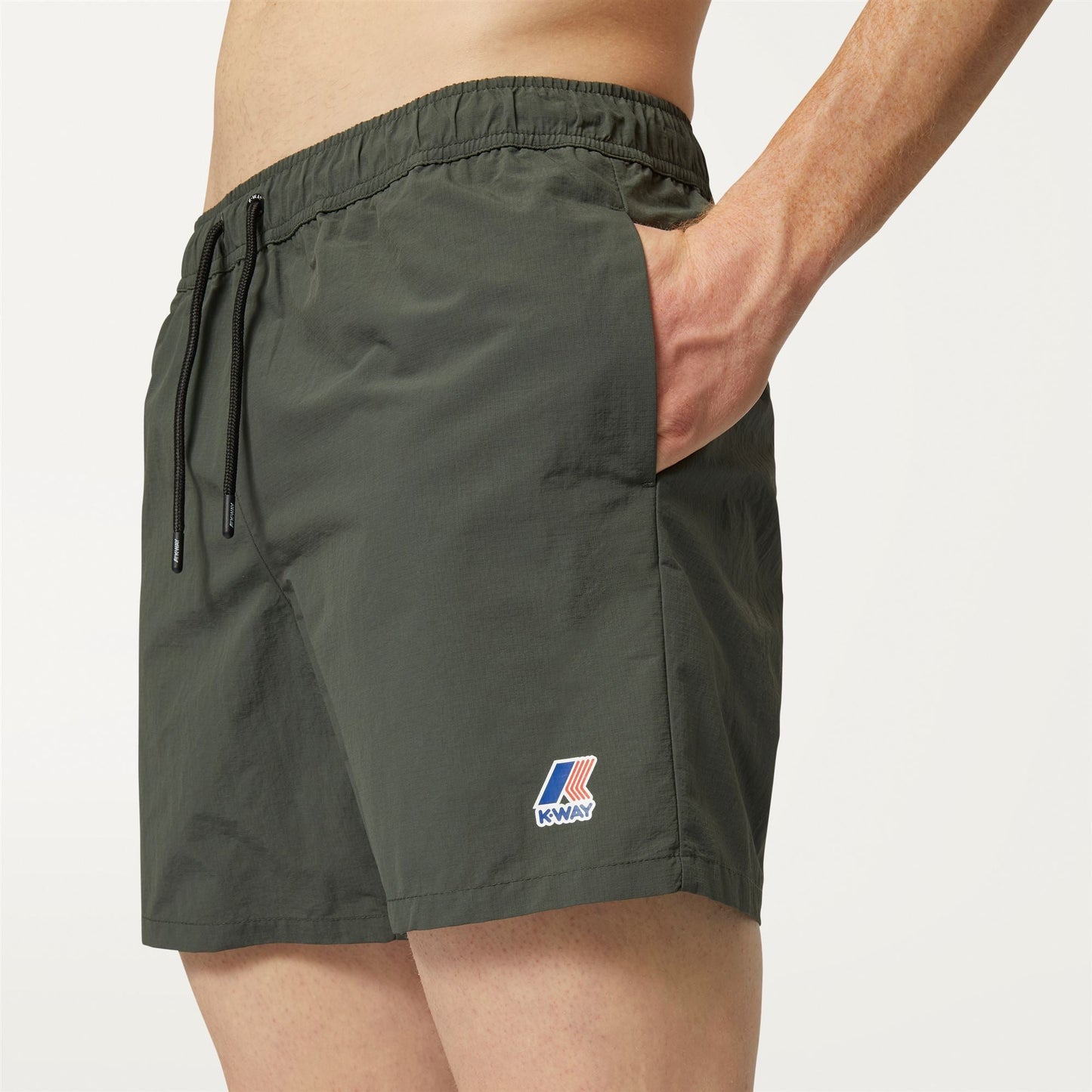 LE VRAI Olivier - Bathing Suits - Swimming Trunk - MAN - GREEN BLACKISH