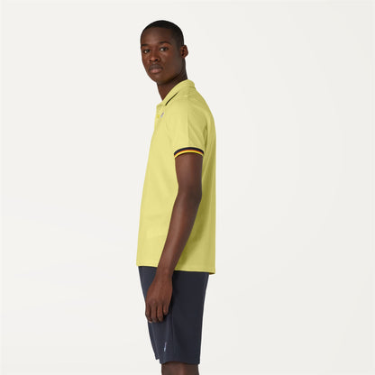 VINCENT CONTRAST STRETCH - Polo Shirts - Polo - MAN - YELLOW SHEEN