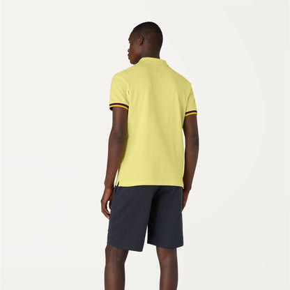 VINCENT CONTRAST STRETCH - Polo Shirts - Polo - MAN - YELLOW SHEEN