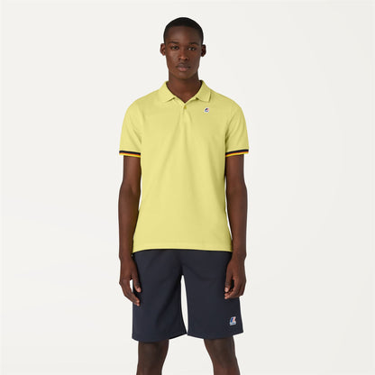 VINCENT CONTRAST STRETCH - Polo Shirts - Polo - MAN - YELLOW SHEEN