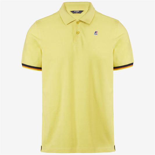VINCENT CONTRAST STRETCH - Polo Shirts - Polo - MAN - YELLOW SHEEN