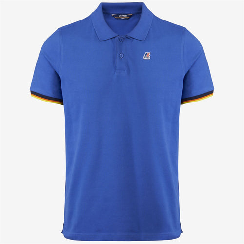 VINCENT CONTRAST STRETCH - Polo Shirts - Polo - MAN - BLUE ROYAL