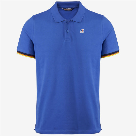 VINCENT CONTRAST STRETCH - Polo Shirts - Polo - MAN - BLUE ROYAL