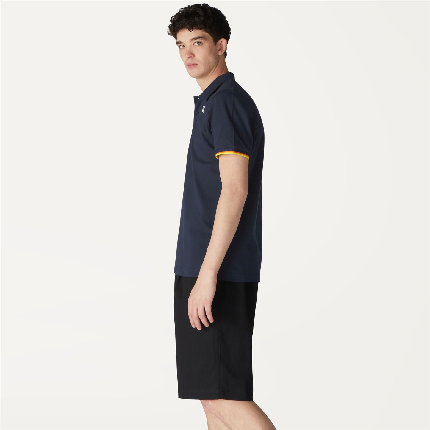 VINCENT CONTRAST STRETCH - Polo Shirts - Polo - MAN - BLUE DEPTH