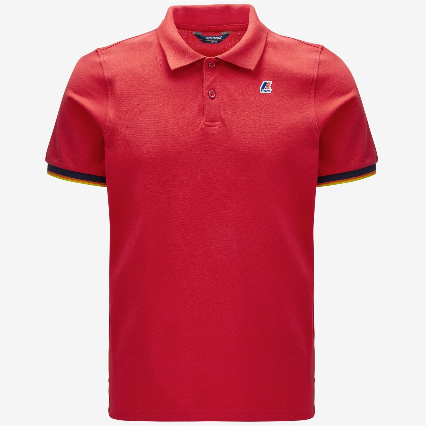 VINCENT CONTRAST STRETCH - Polo Shirts - Polo - MAN - RED