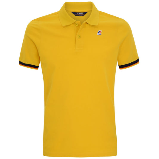 VINCENT CONTRAST STRETCH - Polo Shirts - Polo - MAN - YELLOW DK