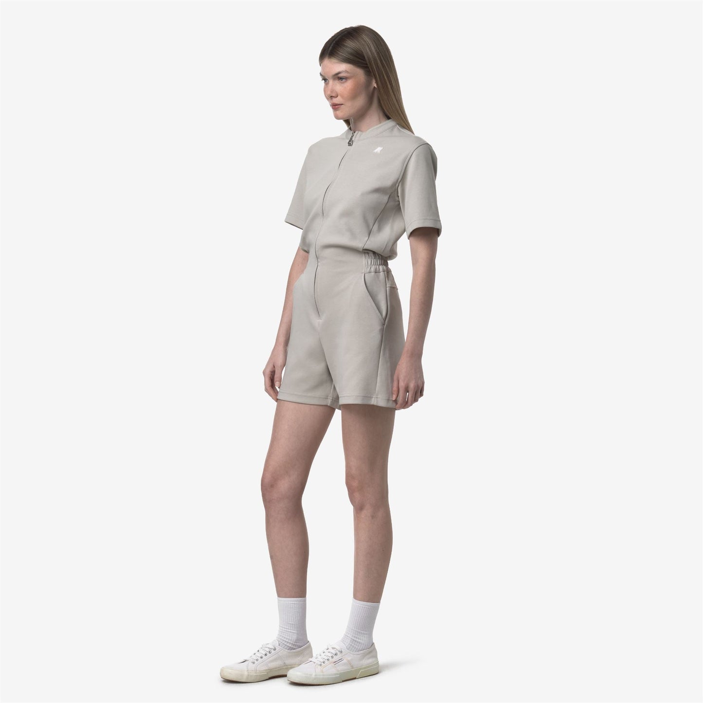 ODET INTERLOCK - Sport Suits - TRACKSUIT - WOMAN - BEIGE LT