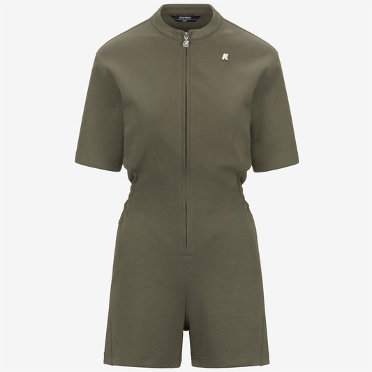 ODET INTERLOCK - Sport Suits - TRACKSUIT - WOMAN - GREEN LICHEN